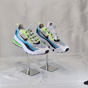 Nike Air Max 270 React Men Size 11 CT1265-300 Oracle Aqua Ghost Green Coral Shoe